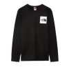 Clothing * | The North Face Fine Ls Tee Flash Sale Black