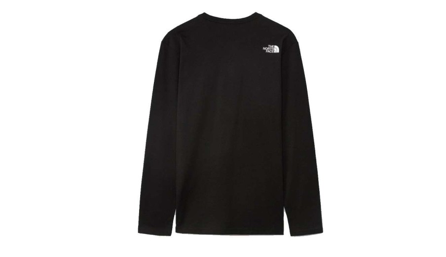 Clothing * | The North Face Fine Ls Tee Flash Sale Black