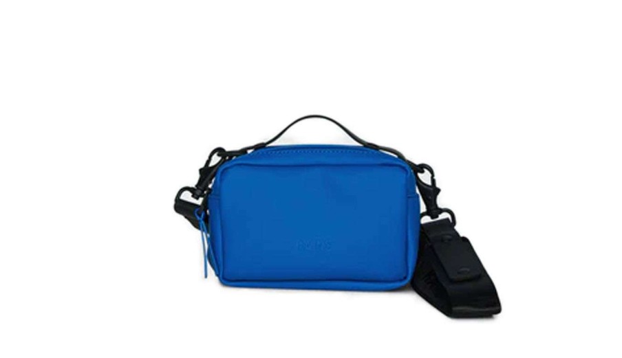 Bags * | Rains Box Bag Micro Wave Outlet Blue