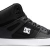 Men * | Dc Shoes Pure High Top Wc / /White Low Price Black