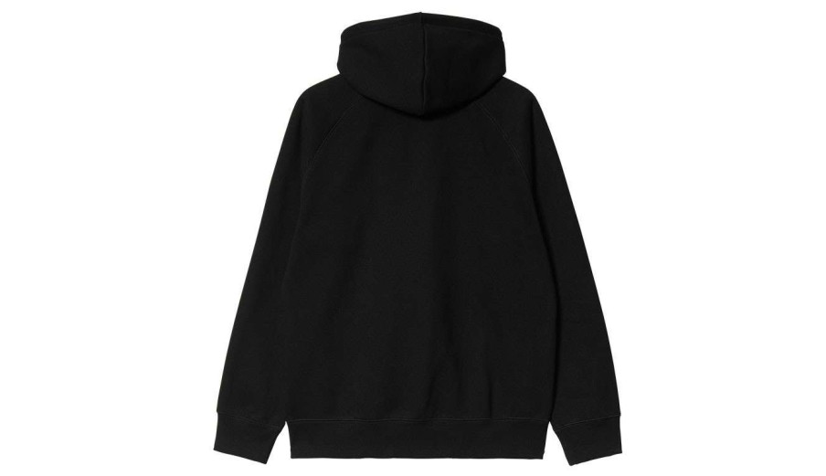 Clothing * | Carhartt Wip Hooded Chase Jacket / Gold Closeout Sale Black