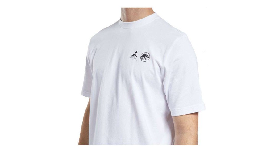 Clothing * | Reebok X Jurassic World Ss Tee Amber Large Choice White