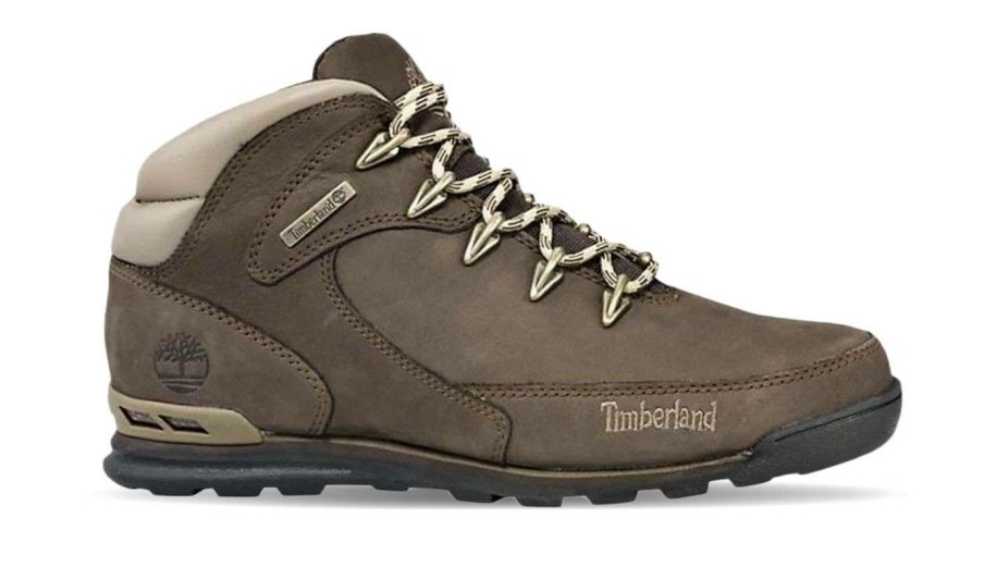 Men * | Timberland Euro Rock Mid Hiker Online Sales Brown