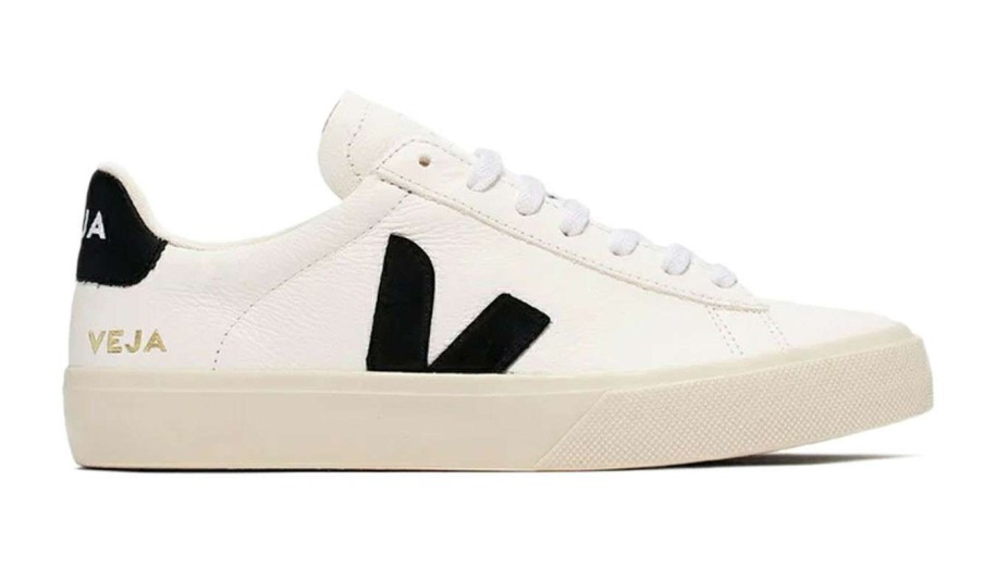 Men * | Veja Campo Chromefree Leather Black Online Store White