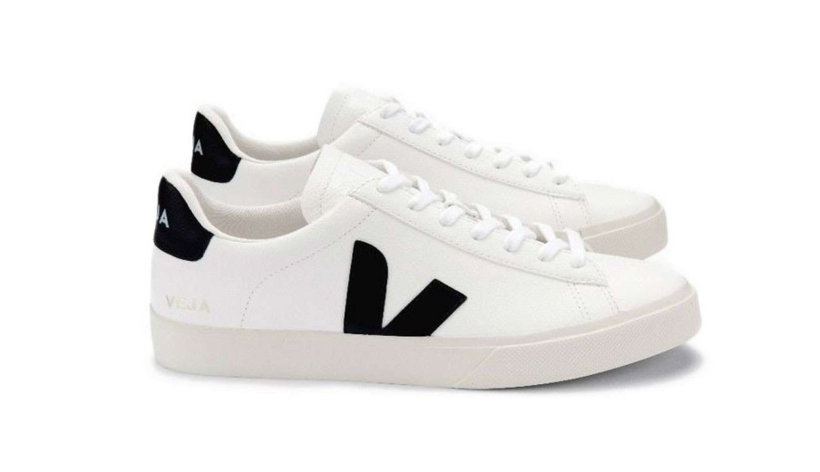 Men * | Veja Campo Chromefree Leather Black Online Store White