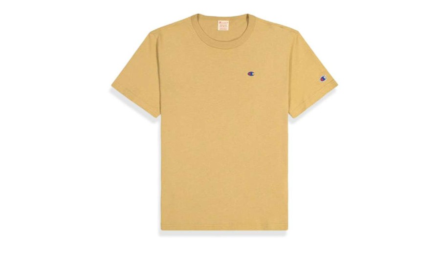 Clothing * | Champion Crewneck T-Shirt Classical Light Brown