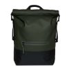 Bags * | Rains Trail Rolltop Backpack Bestsellers Green