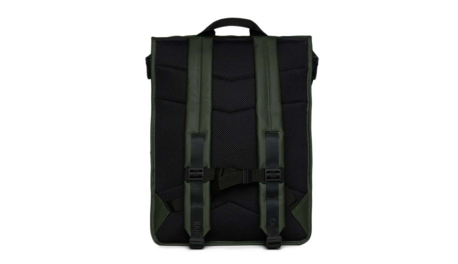 Bags * | Rains Trail Rolltop Backpack Bestsellers Green