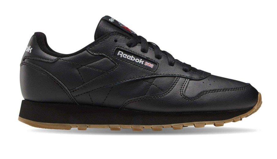 Men * | Reebok Classic Leather Junior Fire Sale Black