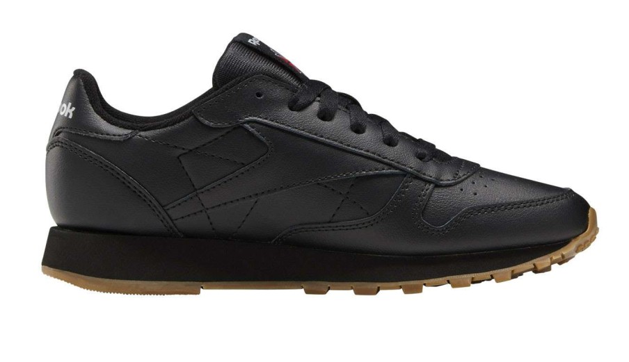 Men * | Reebok Classic Leather Junior Fire Sale Black