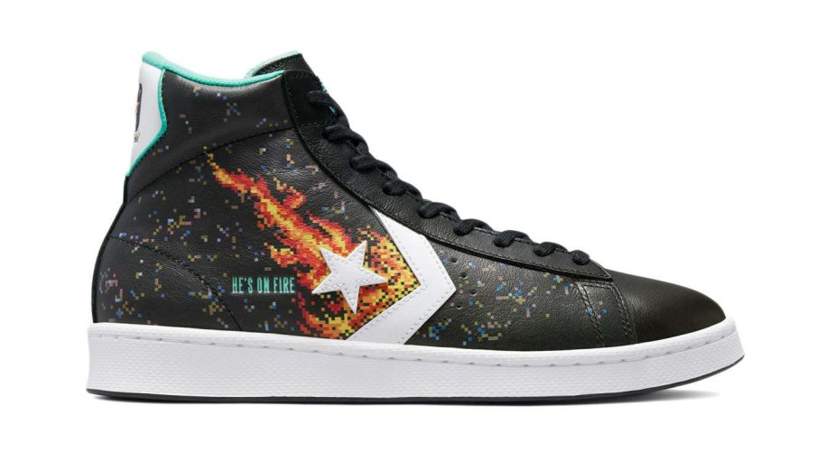 Men * | Converse Nba Jam Pro Leather Cheap Black