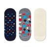 Clothing * | Happy Socks 3-Pack Dot Liner Sock Clearance Multicolor