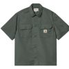 Clothing * | Carhartt Wip S/S Craft Shirt Opening Sales Green