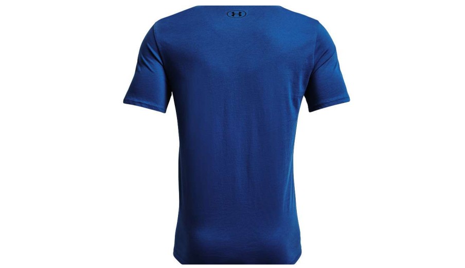 Clothing * | Under Armour Sportstyle Logo Short Sleeve T-Shirt Top Sell Blue