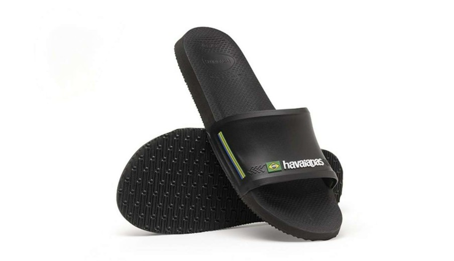 Men * | Havaianas Slide Brasil Wholesale Black