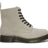 Men * | Dr. Martens 1460 Pascal Suede Lace Up Boots Hot Selling Grey