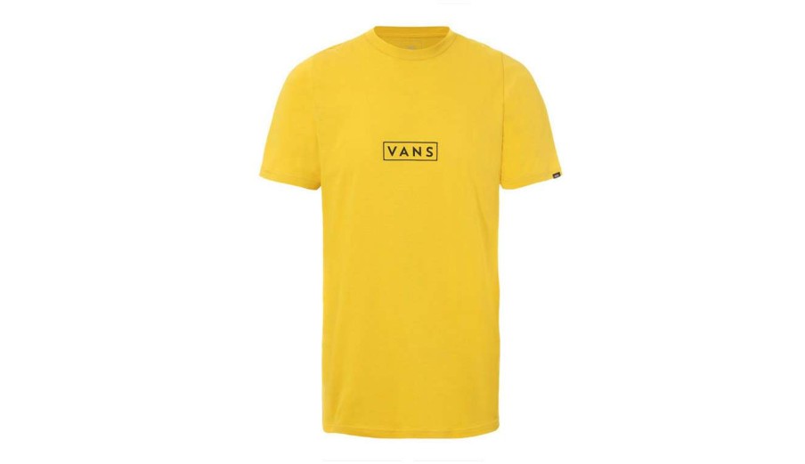 Clothing * | Vans Mn Easy Box Ss Online Store Yellow