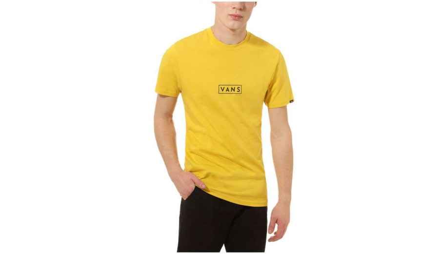 Clothing * | Vans Mn Easy Box Ss Online Store Yellow