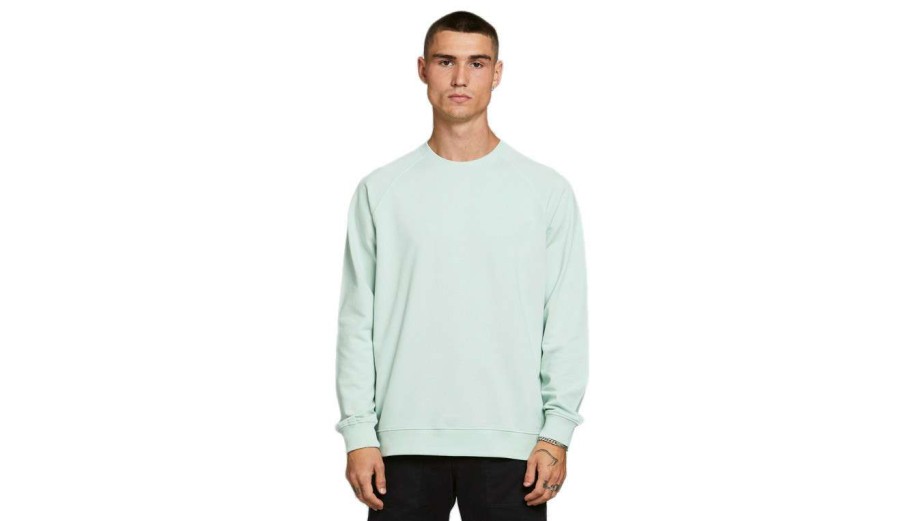 Clothing * | Dedicated Sweatshirt Malmoe Base Mint Classical Green