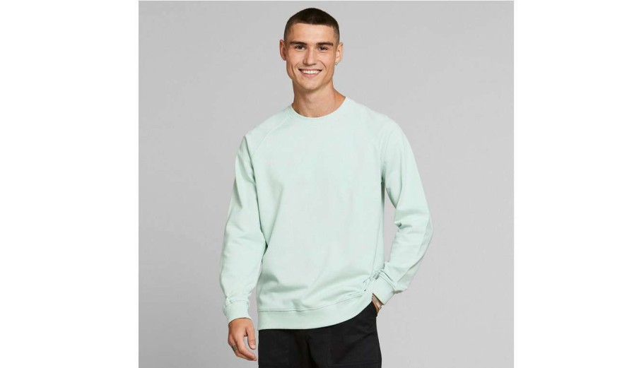 Clothing * | Dedicated Sweatshirt Malmoe Base Mint Classical Green