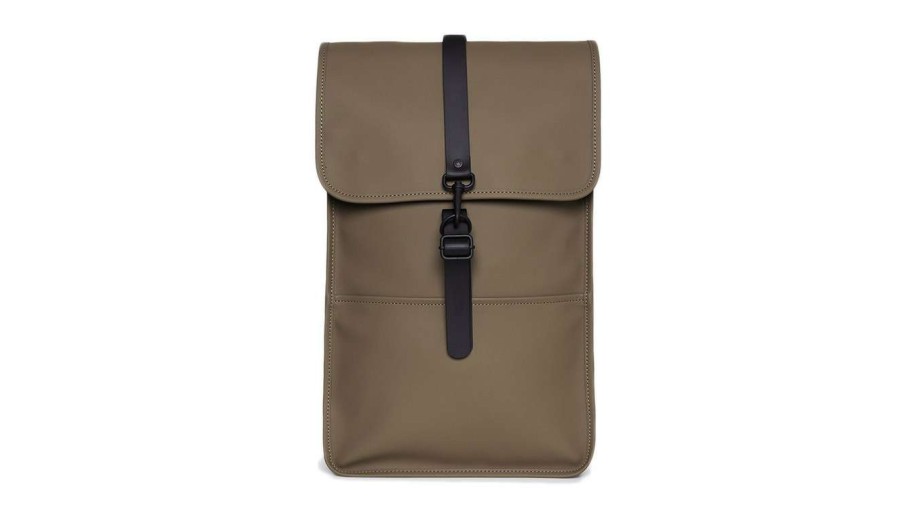 Bags * | Rains Backpack Wood Best Sellers Brown