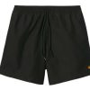 Clothing * | Carhartt Wip Chase Swim Trunk Limited Edition Black