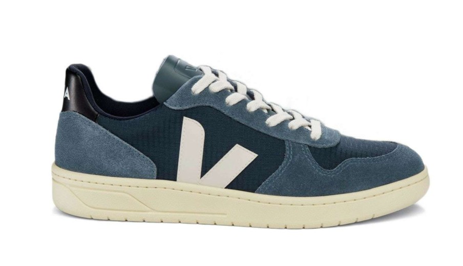 Men * | Veja V-10 Ripstop Nautico Pierre Classical Blue