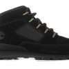 Men * | Timberland Euro Rock Mid Hiker Suede Flash Sale Black