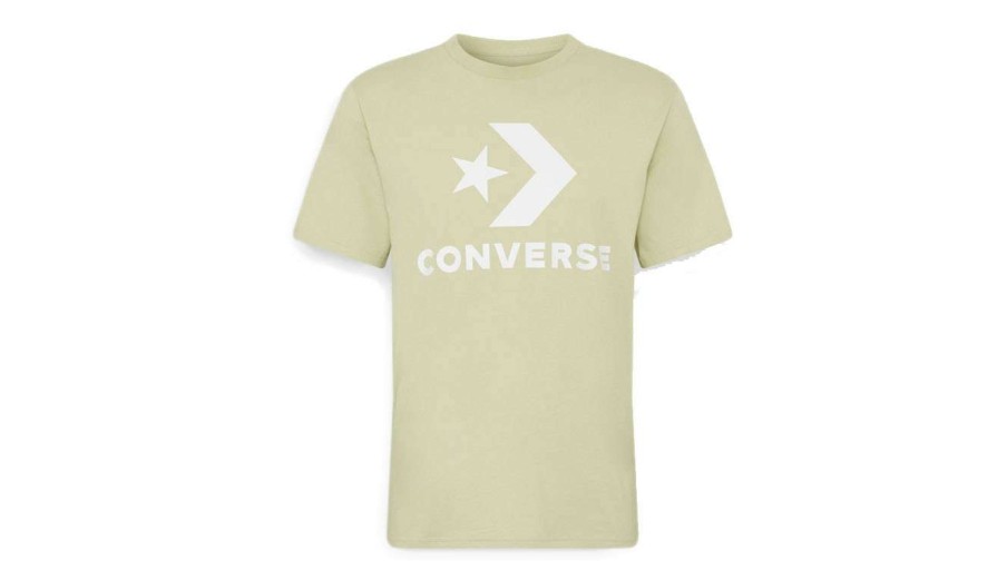 Clothing * | Converse Center Front Star Chevron Tee Clearance Sale Green