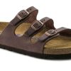 Men * | Birkenstock Florida Soft Footbed Oiled Leather Regular Fit Special Style Brown