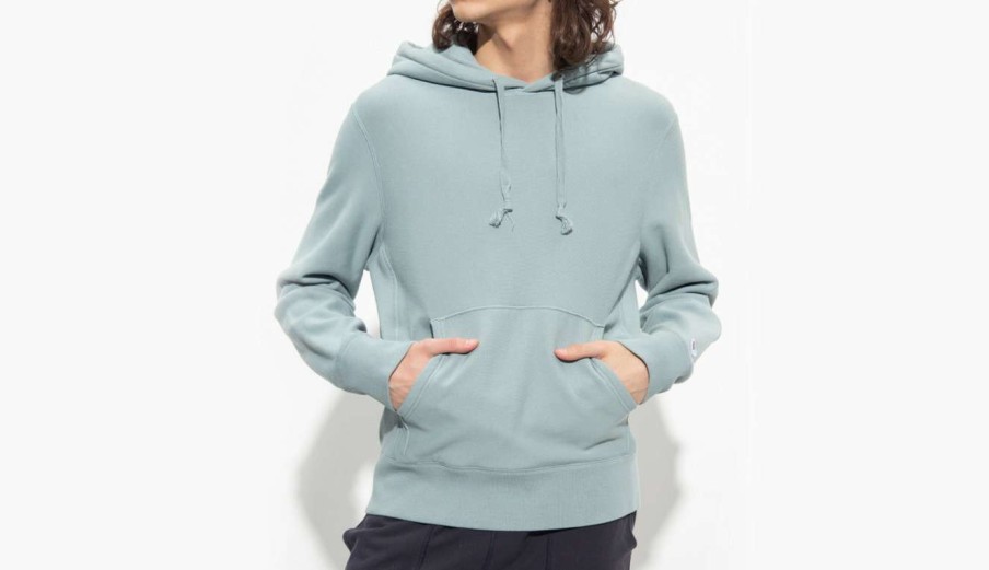 Clothing * | Champion X Todd Snyder Hooded Sweatshirt Outlet Turquoise