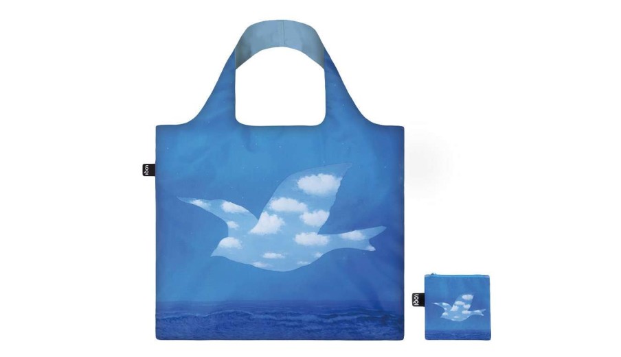 Bags * | Loqi Rene Magritte The Promise Bag Clearance Sale Blue