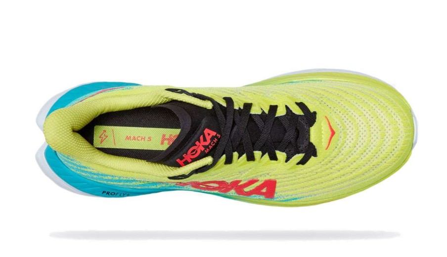 Men * | Hoka One One Mach 5 M New Threads Yellow