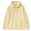 Clothing * | Carhartt Wip Hooded Script Embroidery Soft Cheap Online Yellow