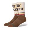 Clothing * | Stance Anchorman Unique New York Crew Socks Cheaper Brown