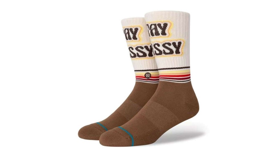 Clothing * | Stance Anchorman Unique New York Crew Socks Cheaper Brown