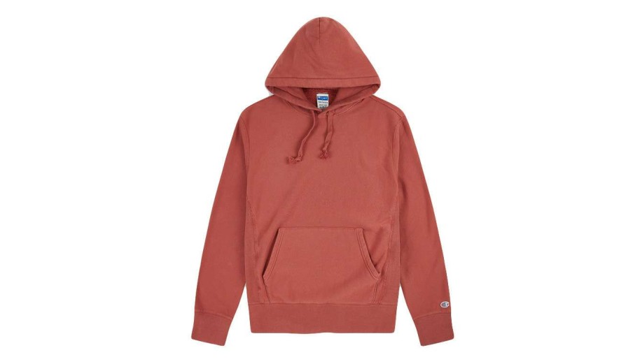 Clothing * | Champion X Todd Snyder Hooded Sweatshirt Clearance Red