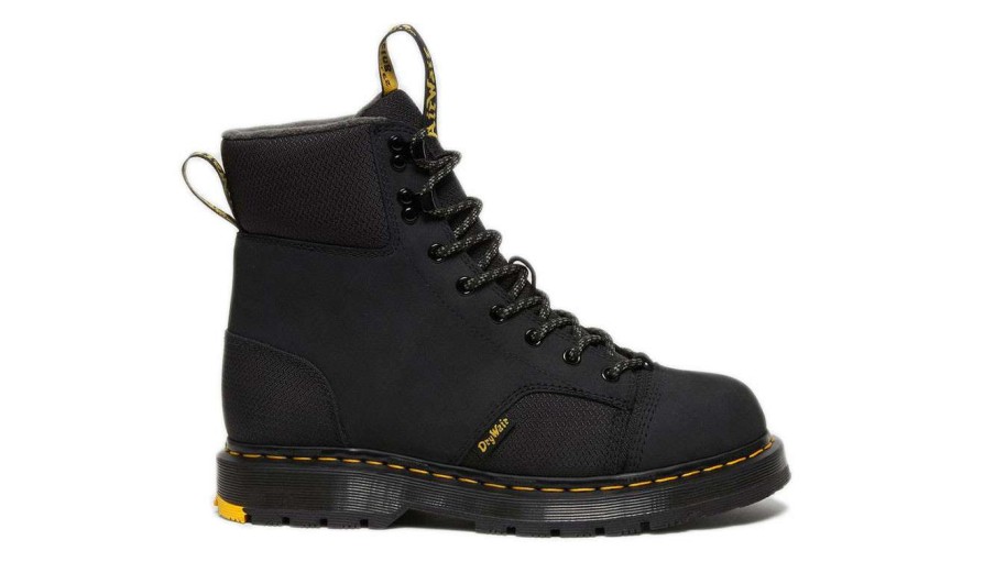 Men * | Dr. Martens 2976 Trinity Waterproof Slip Resistant Boots Popular Black