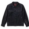 Clothing * | Vans X Stranger Things Hellfire Club Jean Jacket Promotions Blue