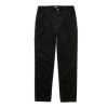 Clothing * | Carhartt Wip Single Knee Pant Rinsed Tendy Style Black