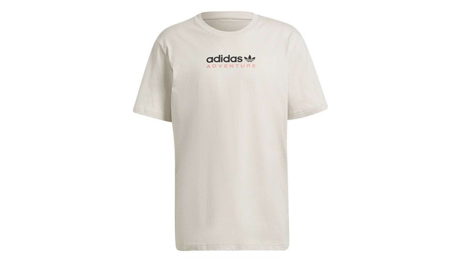 Clothing * | Adidas Adventure Mountain Spray Tee Adidas Originals Best Sale White