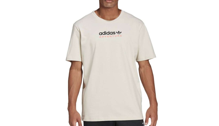 Clothing * | Adidas Adventure Mountain Spray Tee Adidas Originals Best Sale White