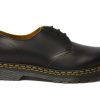 Men * | Dr. Martens 1461 Double Stitch Leather Exclusive Design Black