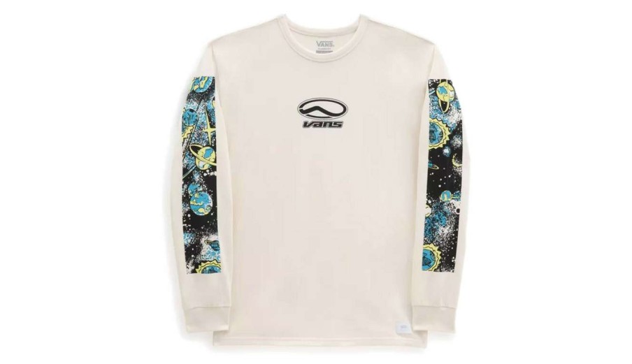 Clothing * | Vans Anaheim Space Galaxy L/S Promotion White