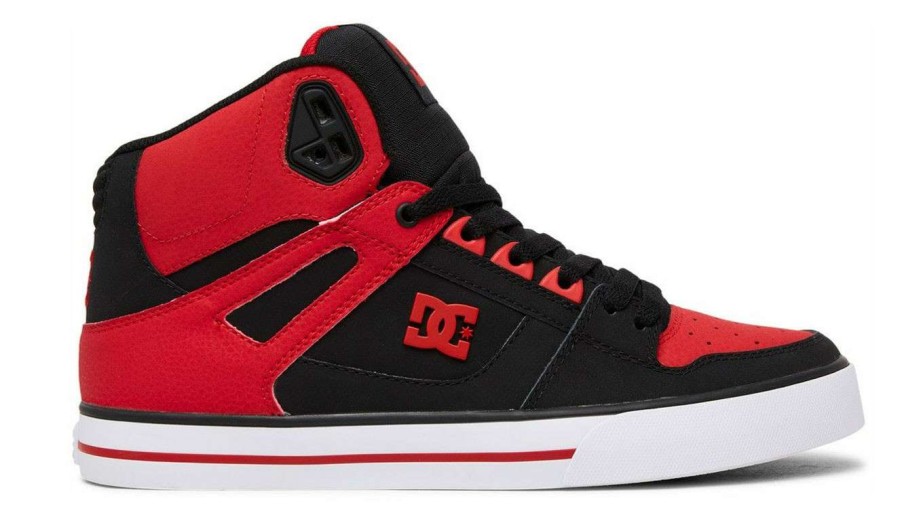 Men * | Dc Shoes Pure High-Top Wc Best Sellers Red