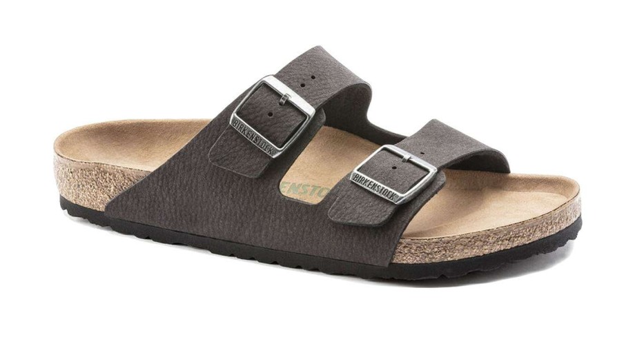 Men * | Birkenstock Arizona Vegan Narrow Fit Closeout Sale Brown