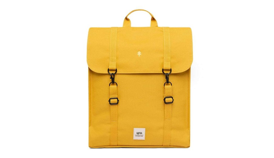 Bags * | Lefrik Handy Metal Backpack Mustard Online Discount Yellow