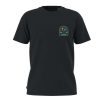 Clothing * | Vans Off The Wall Front Patch T-Shirt Best Choice Black