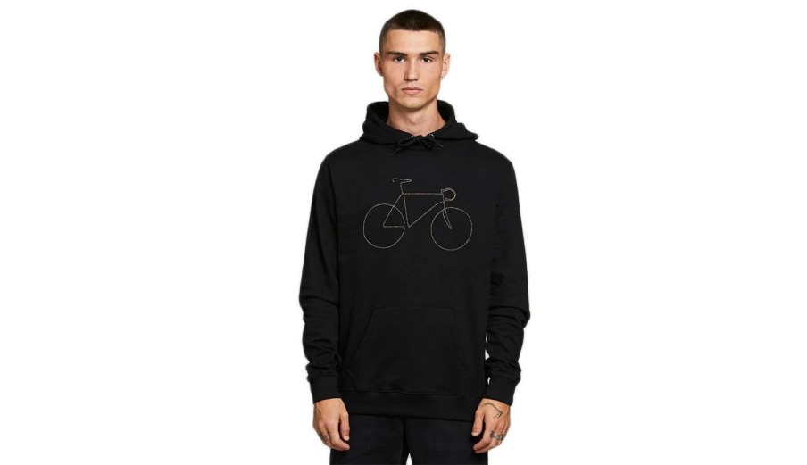 Clothing * | Dedicated Hoodie Falun Rainbow Bicycle Cheap Online Black