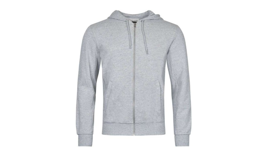 Clothing * | By Garment Makers The Organic Hoodie Free Delivery Grey